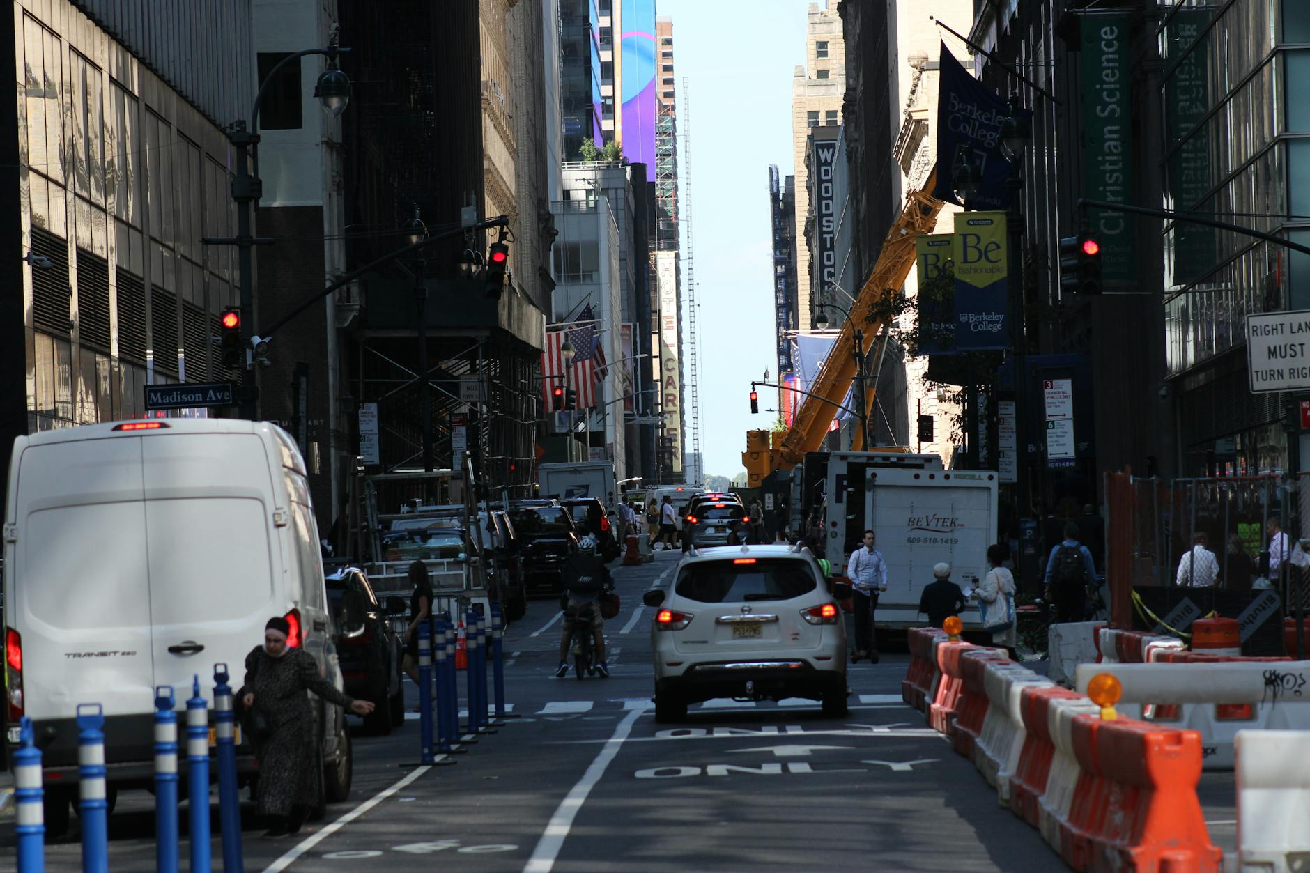 Flatbush Avenue Bus Lane Construction Resumes in April